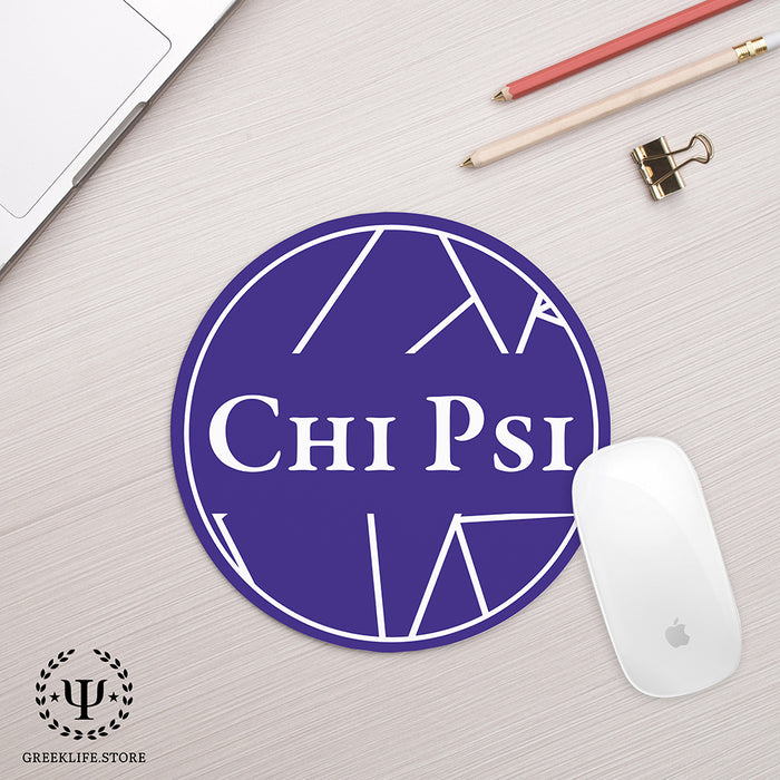 Chi Psi Mouse Pad Round