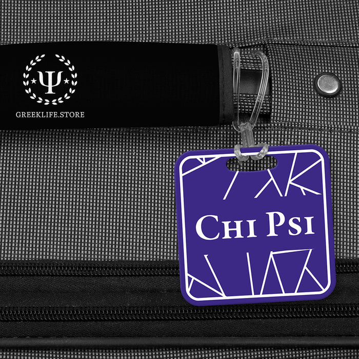 Chi Psi Luggage Bag Tag (square)