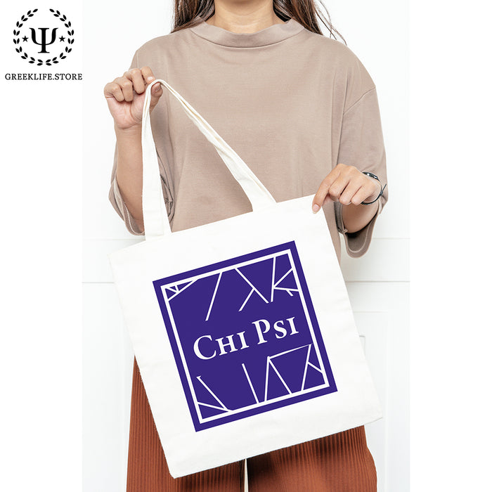 Chi Psi Market Canvas Tote Bag