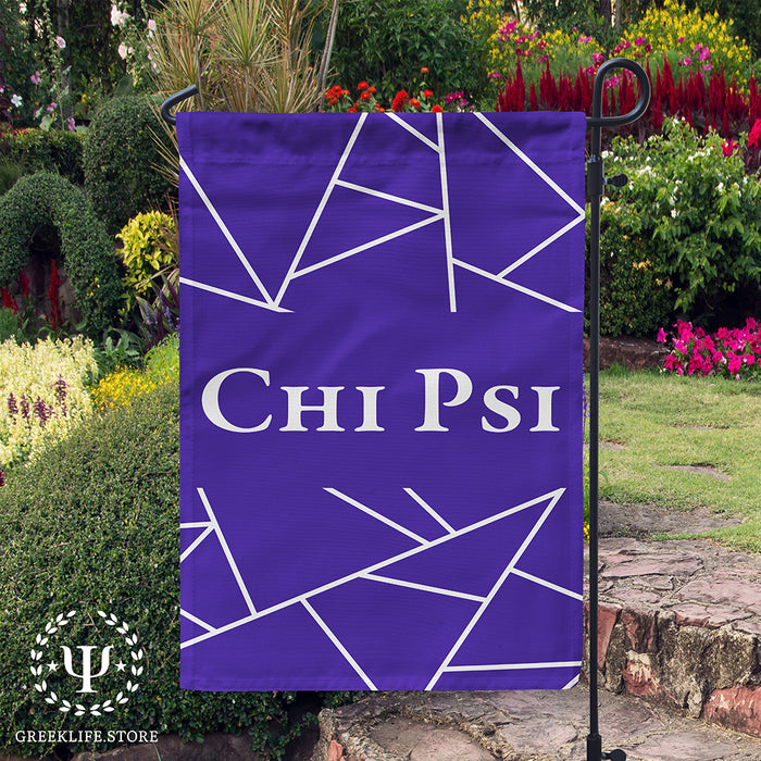 Chi Psi Garden Flags