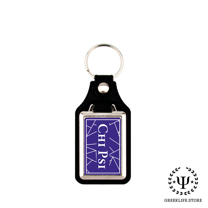 Chi Psi Keychain Rectangular