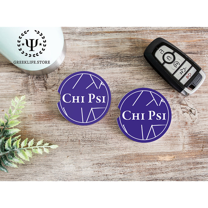 Chi Psi Car Cup Holder Coaster (Set of 2)