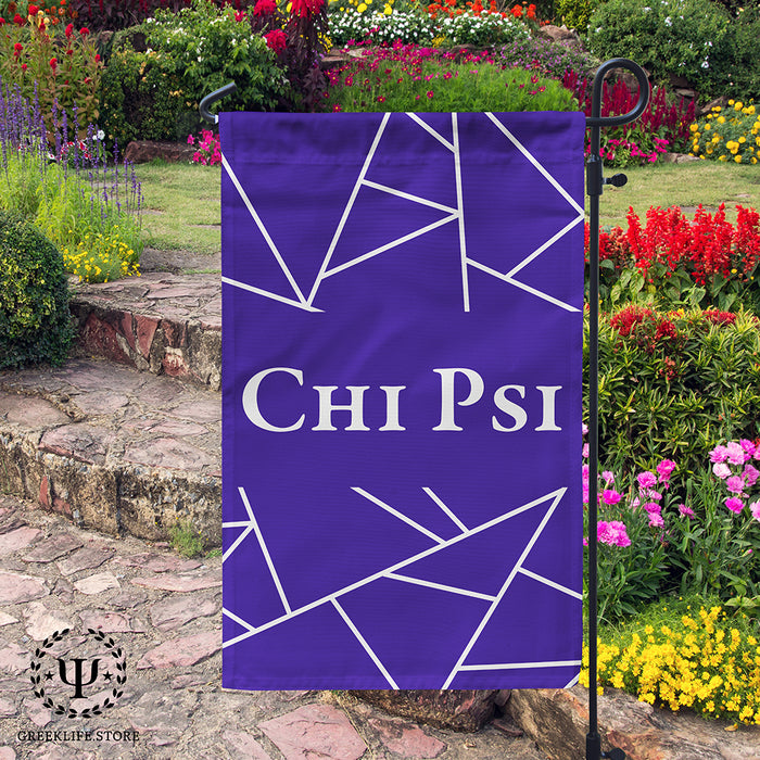 Chi Psi Garden Flags