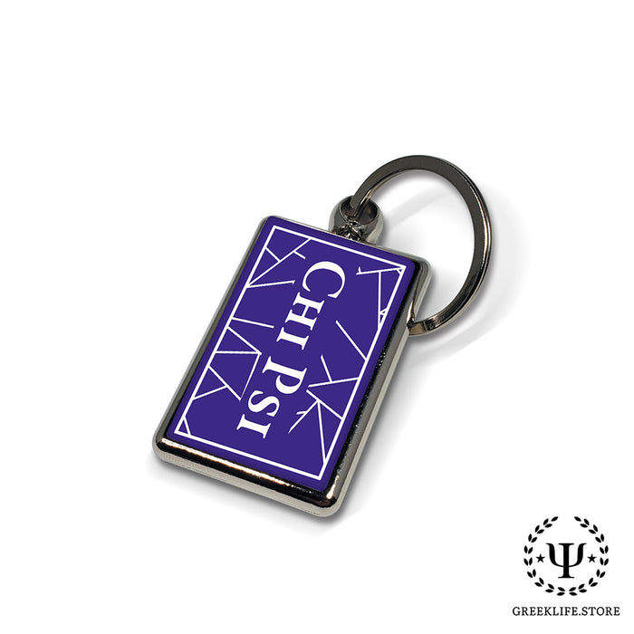 Chi Psi Keychain Rectangular