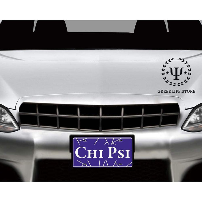 Chi Psi Decorative License Plate