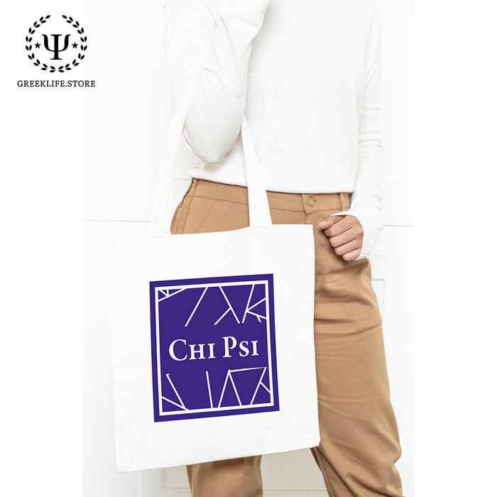 Chi Psi Market Canvas Tote Bag