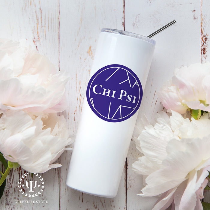 Chi Psi Stainless Steel Skinny Tumbler 20 OZ