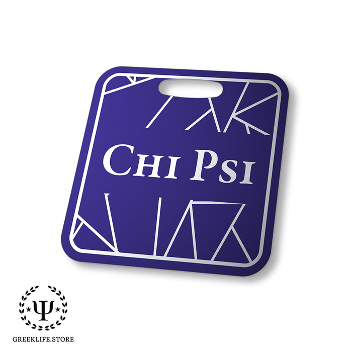 Chi Psi Luggage Bag Tag (square)