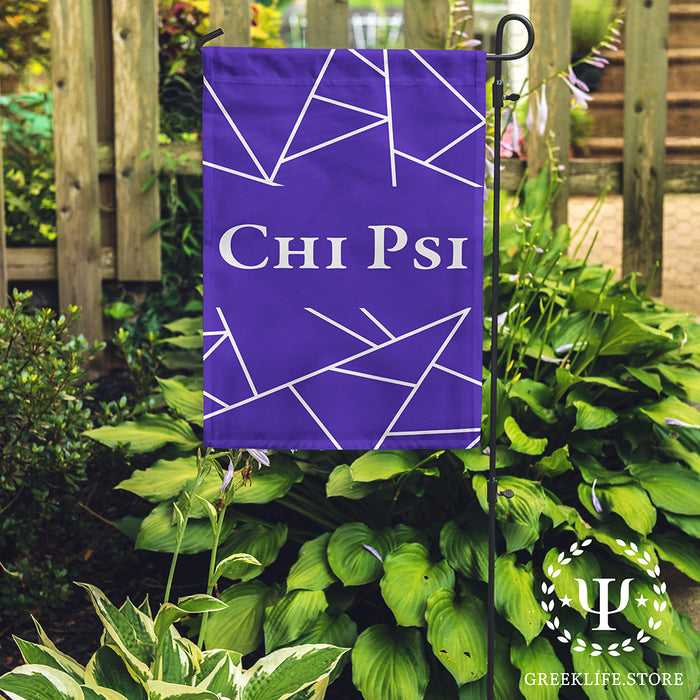 Chi Psi Garden Flags