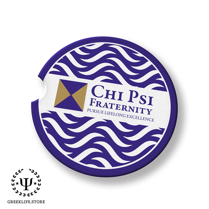 Chi Psi Car Cup Holder Coaster (Set of 2)