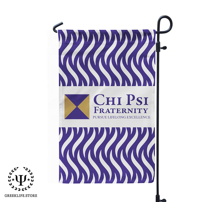 Chi Psi Garden Flags