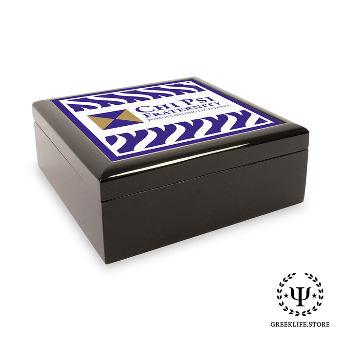 Chi Psi Keepsake Box Wooden