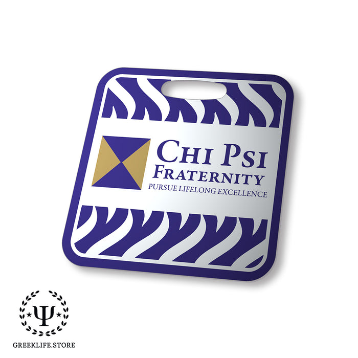 Chi Psi Luggage Bag Tag (square)