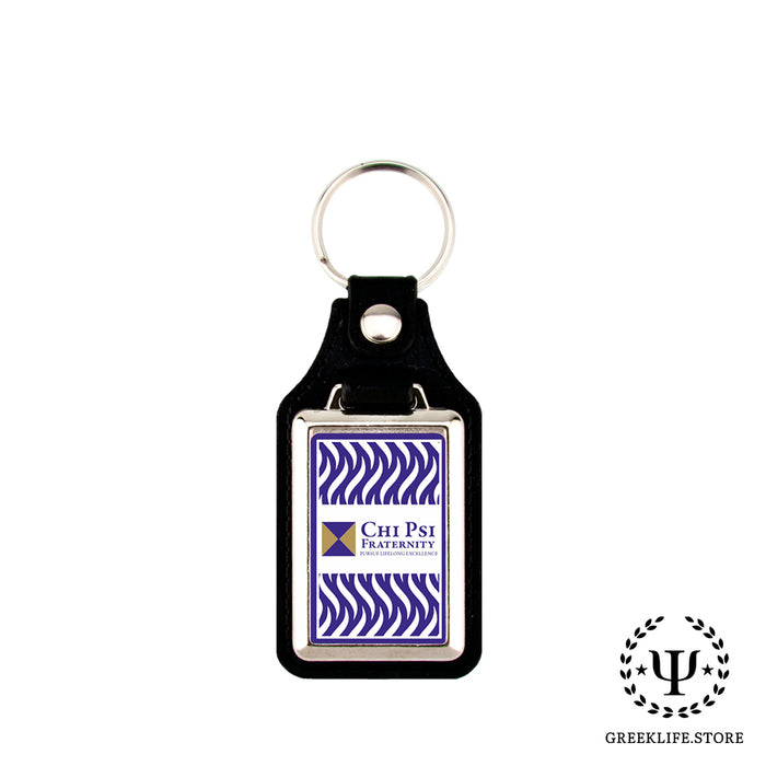 Chi Psi Keychain Rectangular