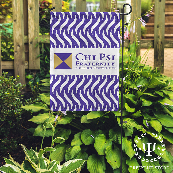 Chi Psi Garden Flags