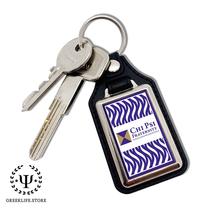 Chi Psi Keychain Rectangular