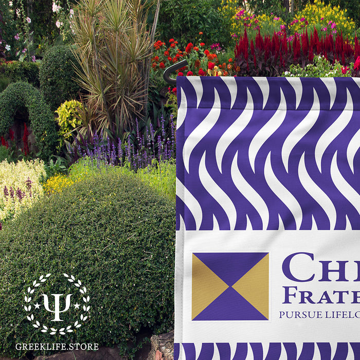 Chi Psi Garden Flags