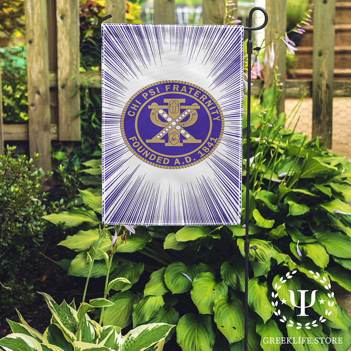 Chi Psi Garden Flags