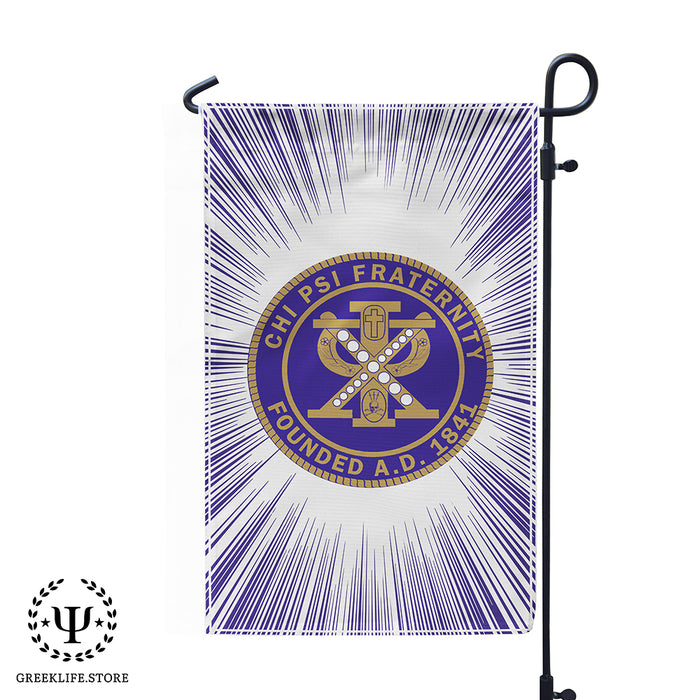 Chi Psi Garden Flags