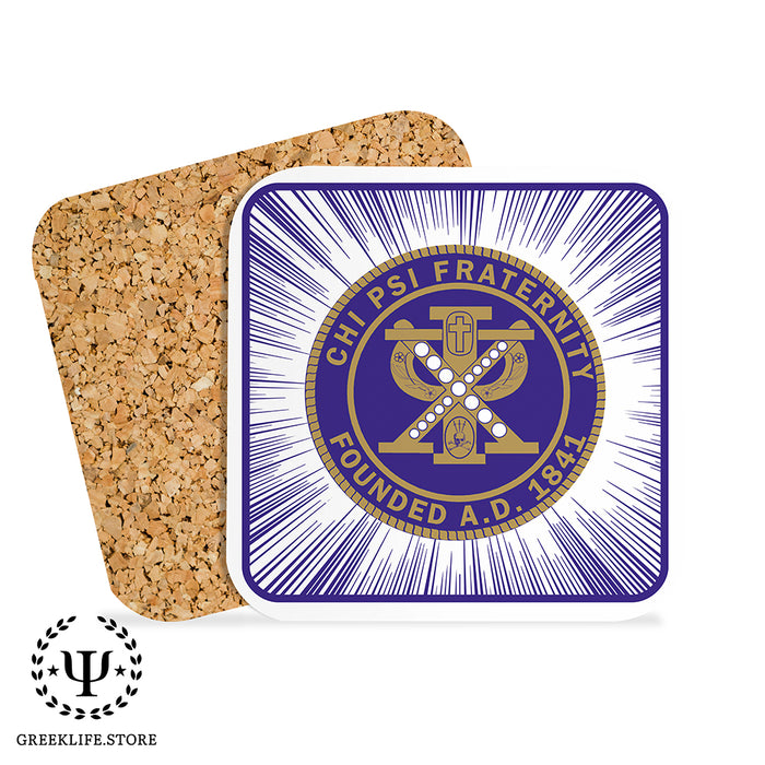 Chi Psi Beverage Coasters Square (Set of 4)