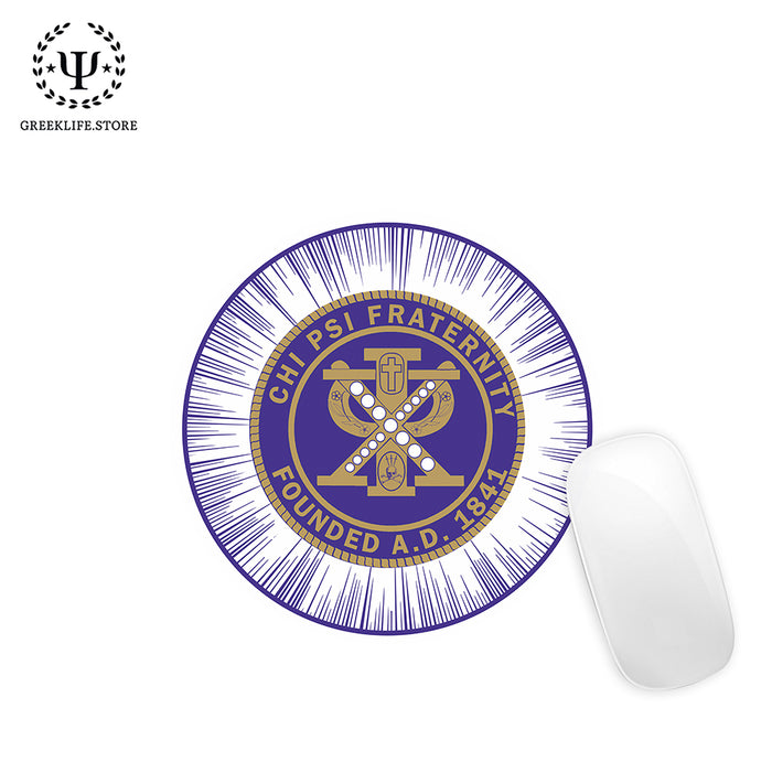 Chi Psi Mouse Pad Round