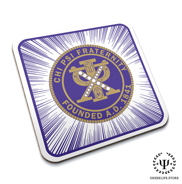 Chi Psi Beverage Coasters Square (Set of 4)