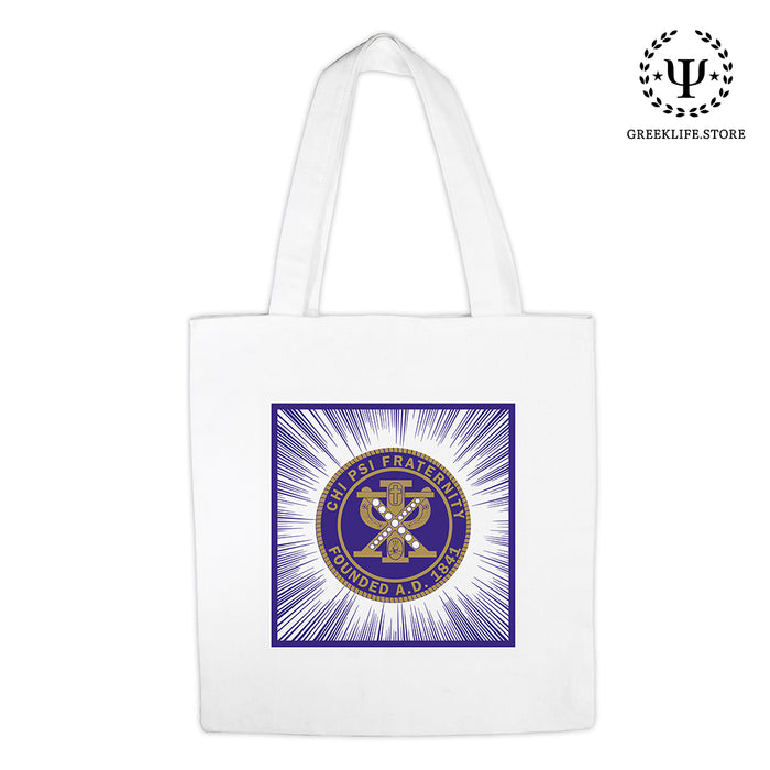 Chi Psi Market Canvas Tote Bag