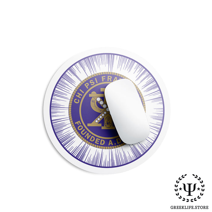 Chi Psi Mouse Pad Round