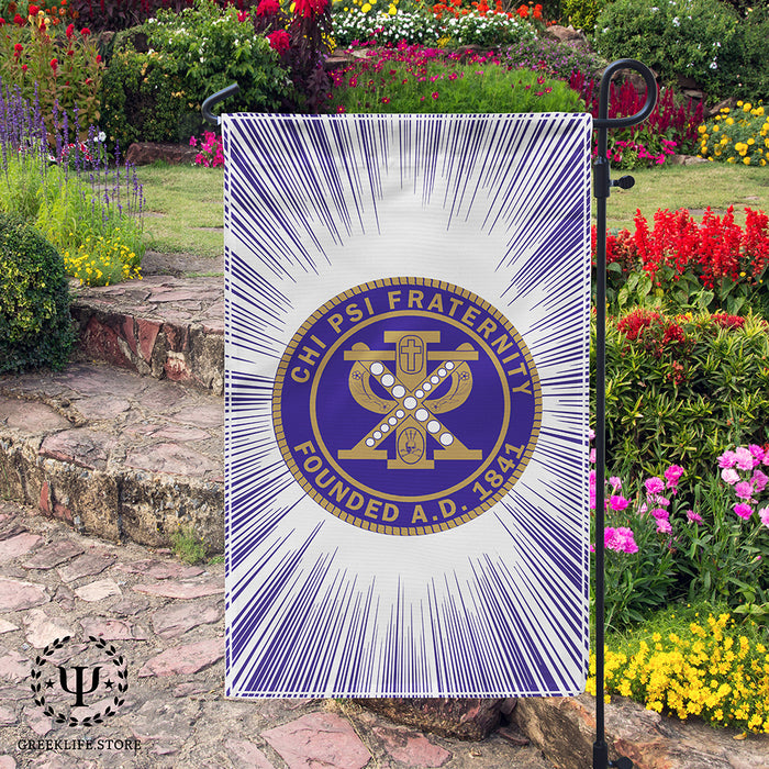 Chi Psi Garden Flags