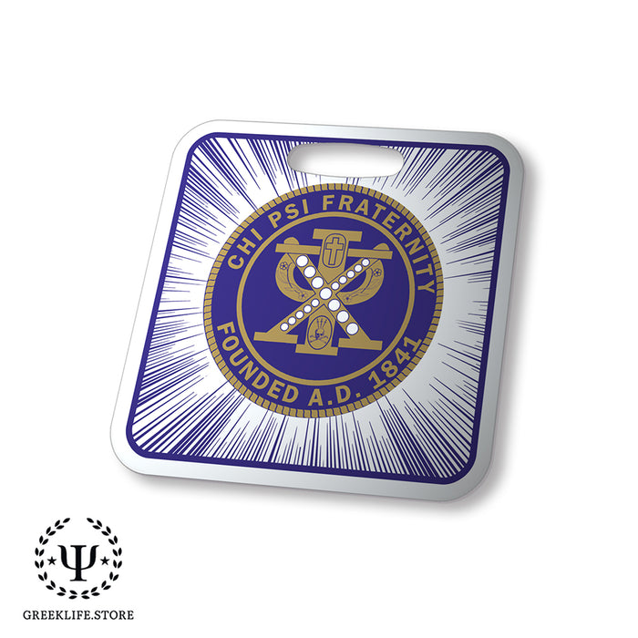 Chi Psi Luggage Bag Tag (square)