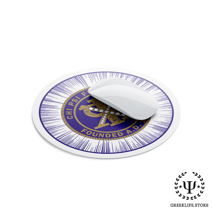 Chi Psi Mouse Pad Round