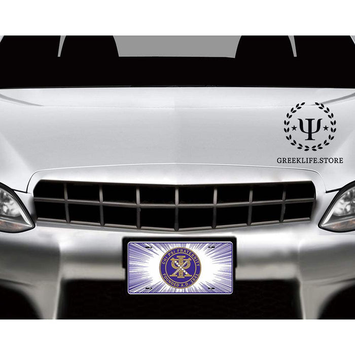 Chi Psi Decorative License Plate