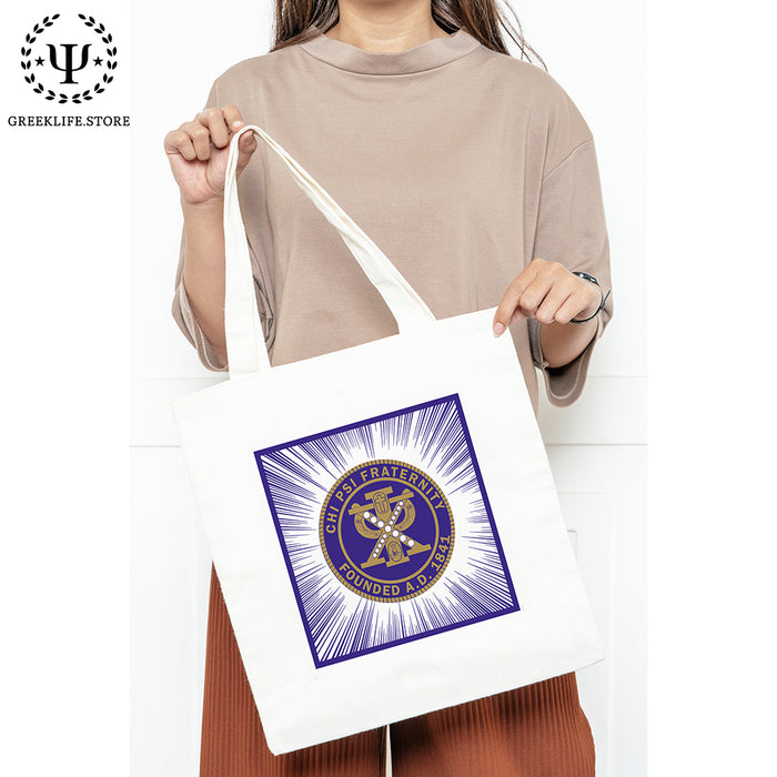 Chi Psi Market Canvas Tote Bag