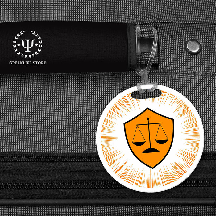 Phi Mu Delta Luggage Bag Tag (round)