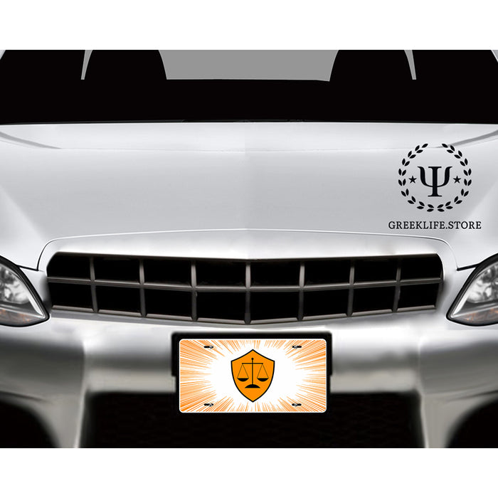 Phi Mu Delta Decorative License Plate