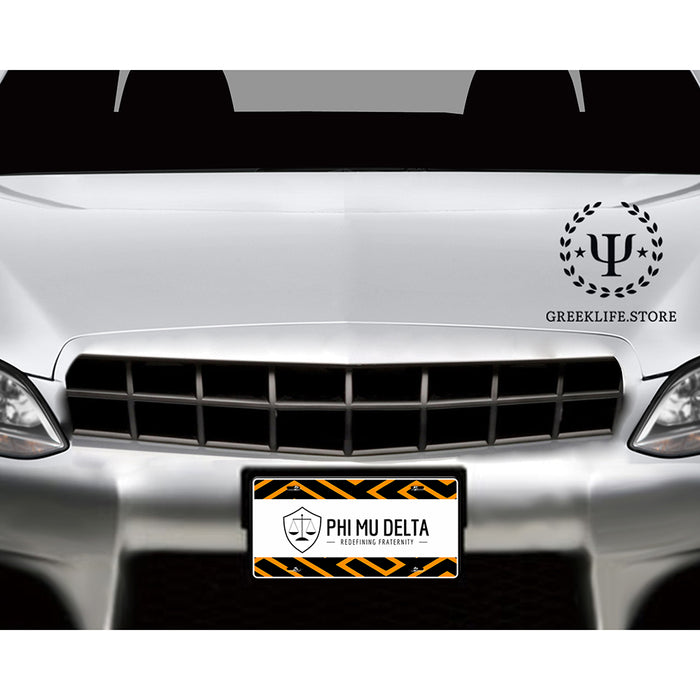 Phi Mu Delta Decorative License Plate