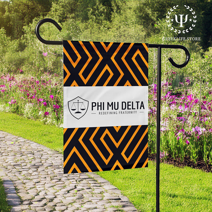 Phi Mu Delta Garden Flags