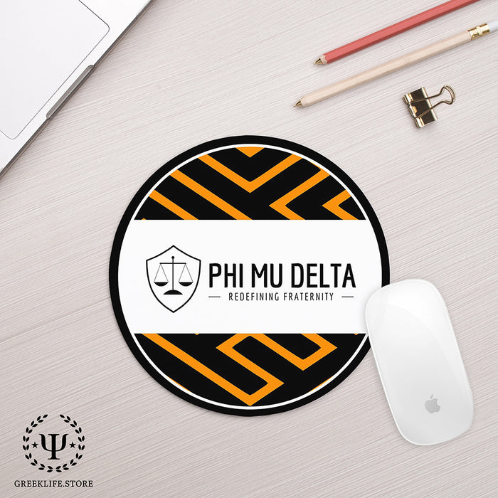 Phi Mu Delta Mouse Pad Round