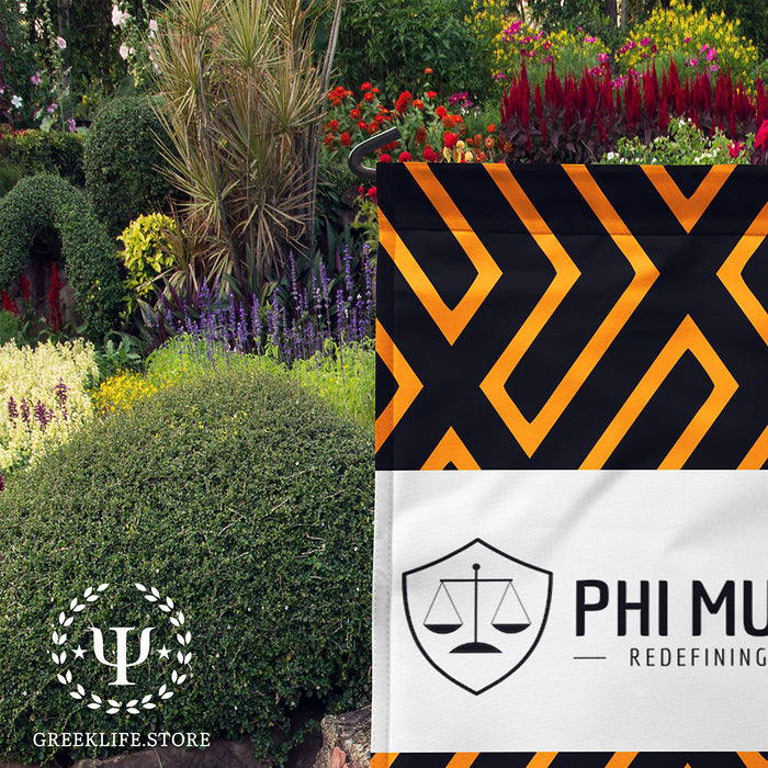 Phi Mu Delta Garden Flags