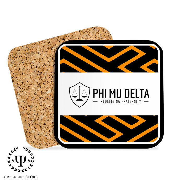 Phi Mu Delta Beverage Coasters Square (Set of 4)