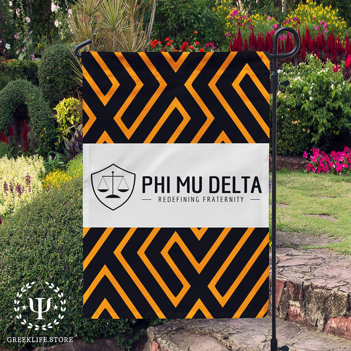 Phi Mu Delta Garden Flags