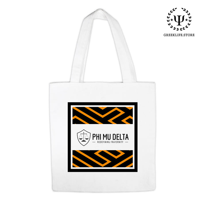 Phi Mu Delta Canvas Tote Bag