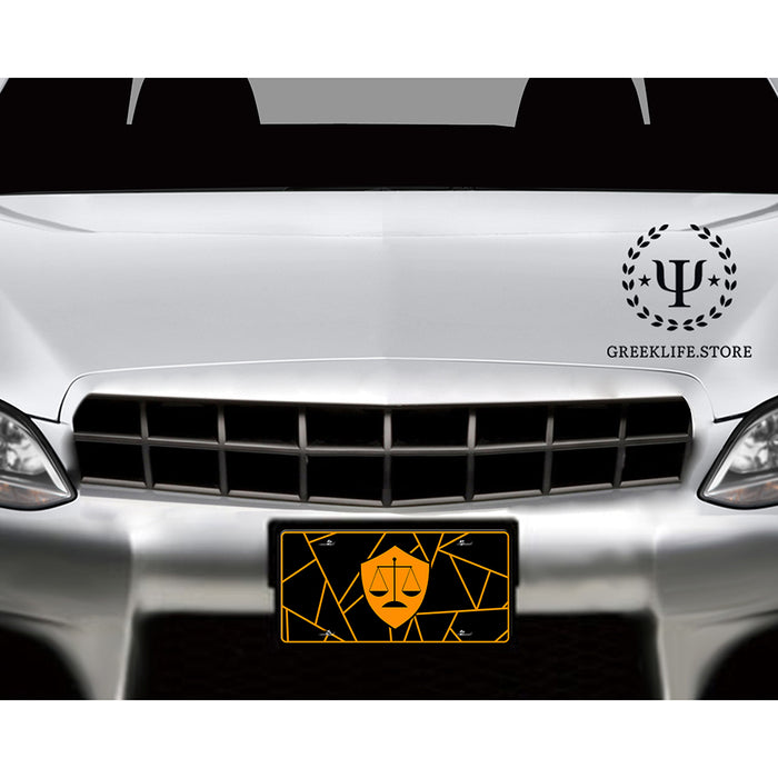 Phi Mu Delta Decorative License Plate