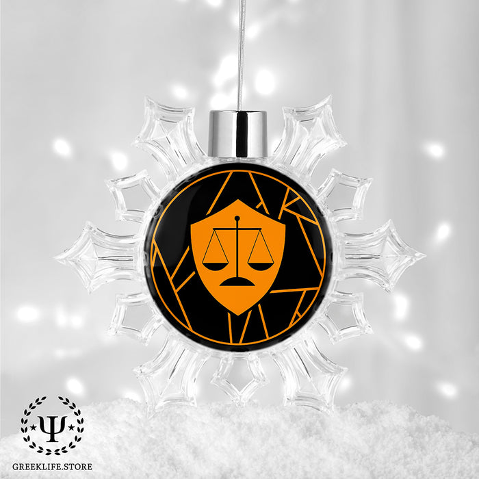 Phi Mu Delta Christmas Ornament - Snowflake