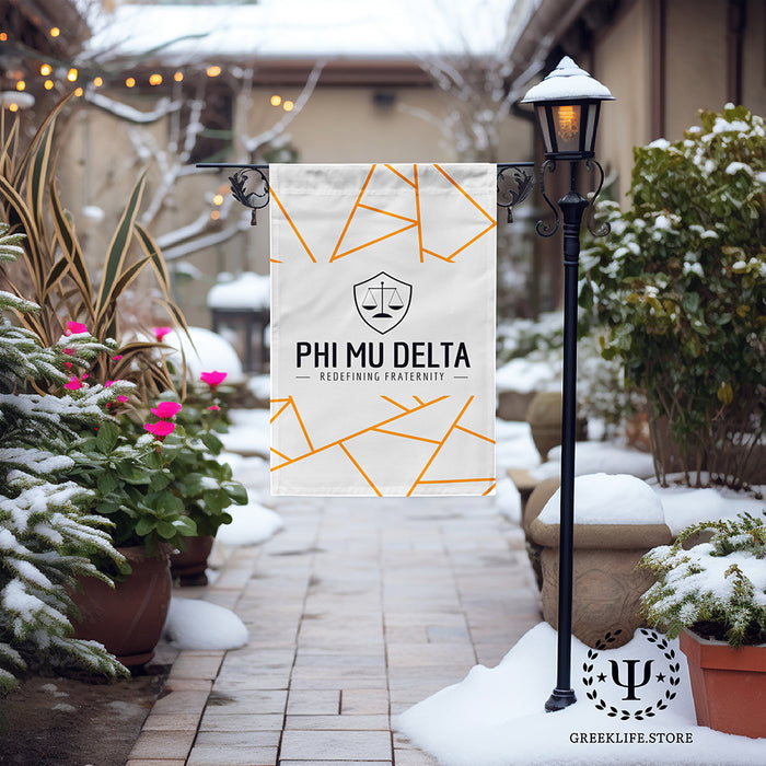 Phi Mu Delta Garden Flags