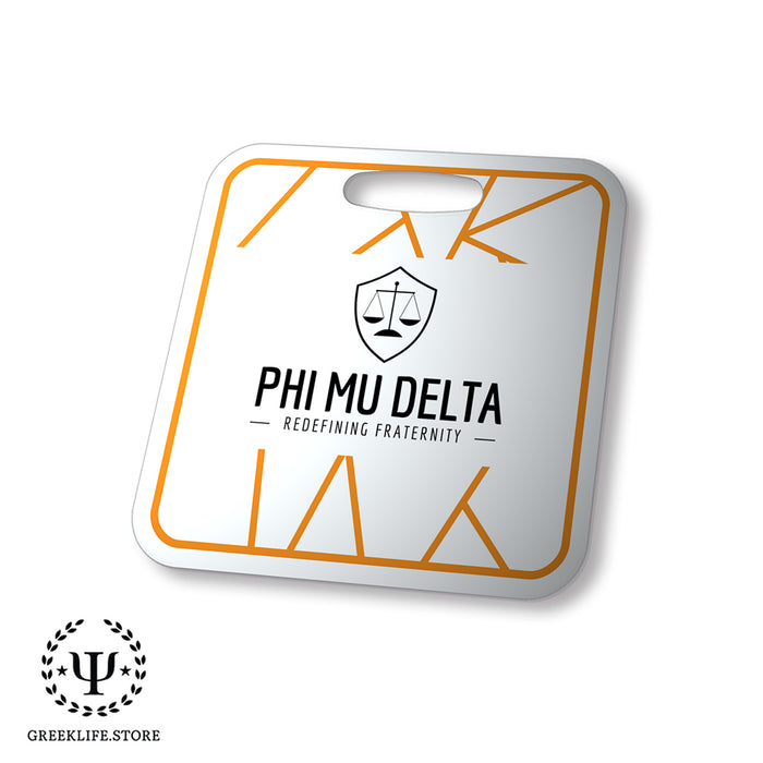 Phi Mu Delta Luggage Bag Tag (square)