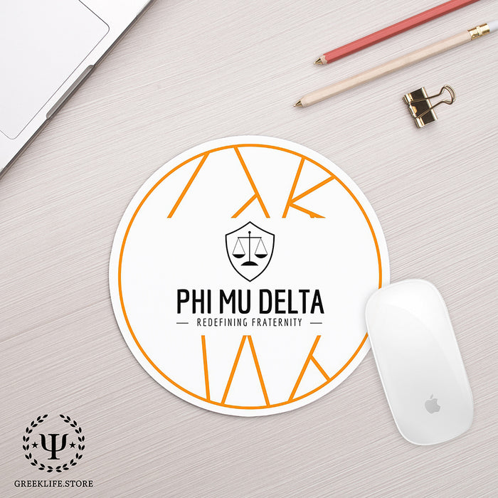 Phi Mu Delta Mouse Pad Round