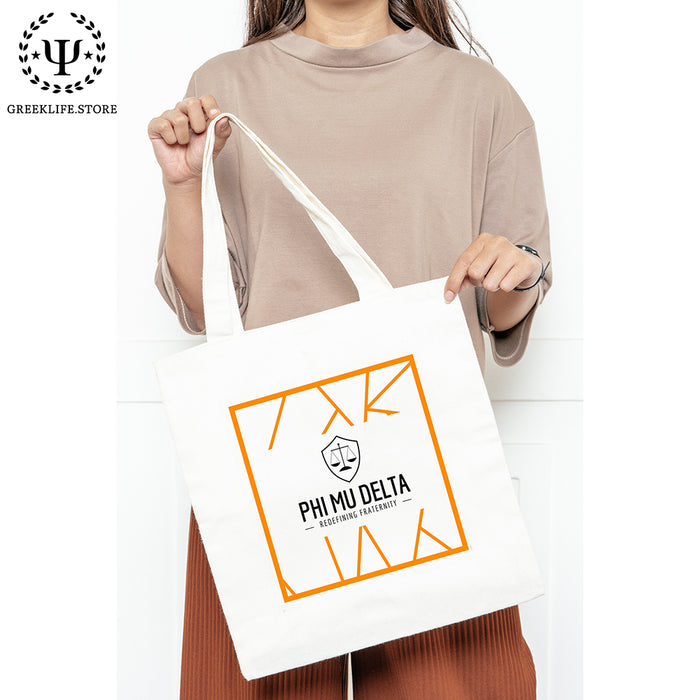 Phi Mu Delta Canvas Tote Bag