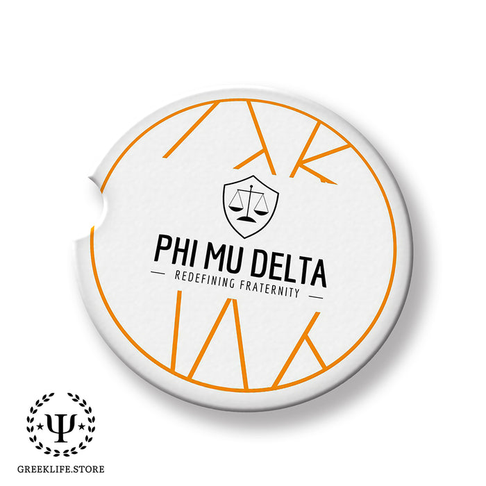 Phi Mu Delta Car Cup Holder Coaster (Set of 2)