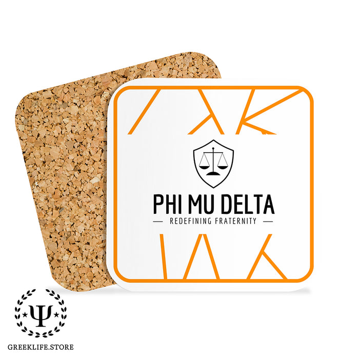 Phi Mu Delta Beverage Coasters Square (Set of 4)